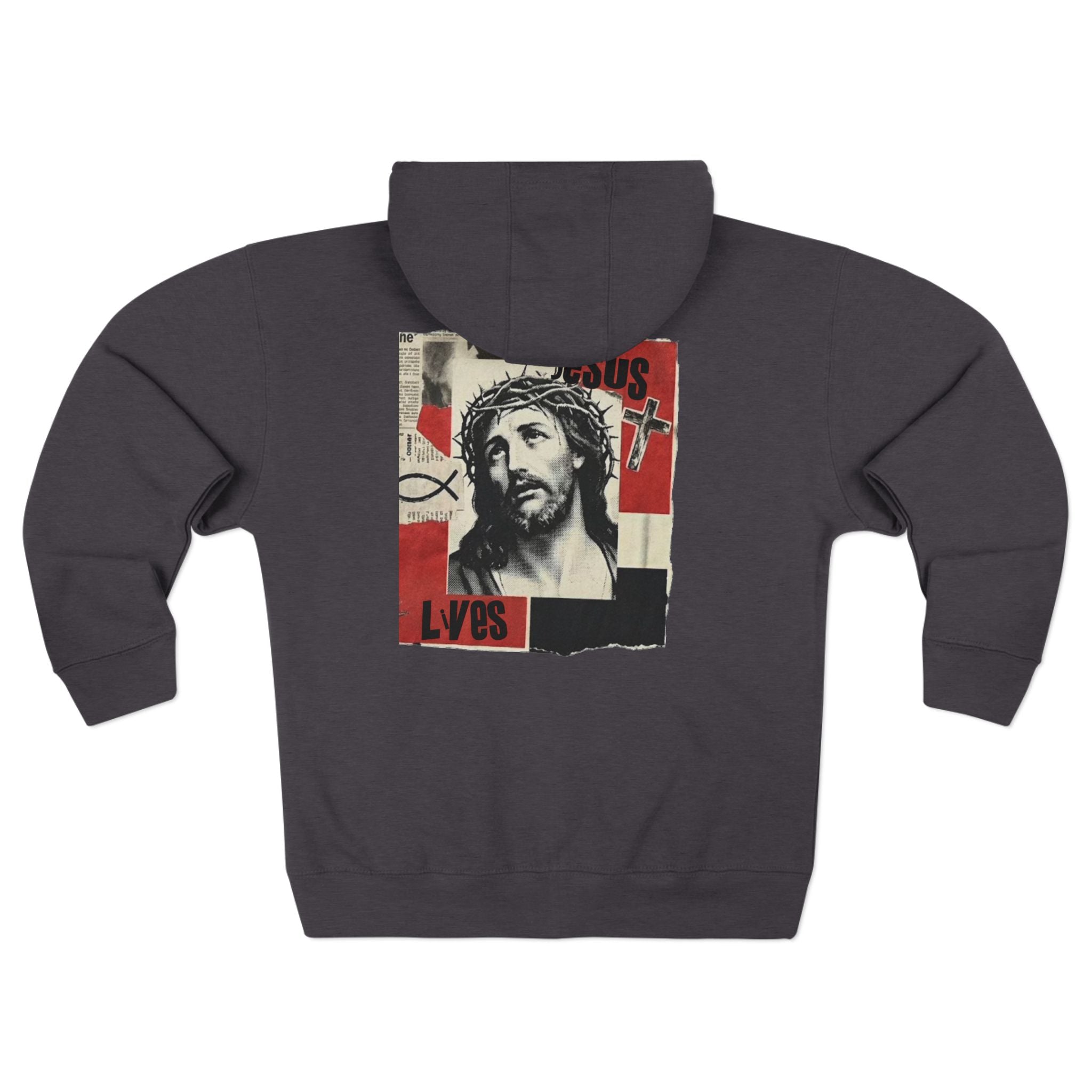 “Jesus lives” Unisex Zip Hoodie