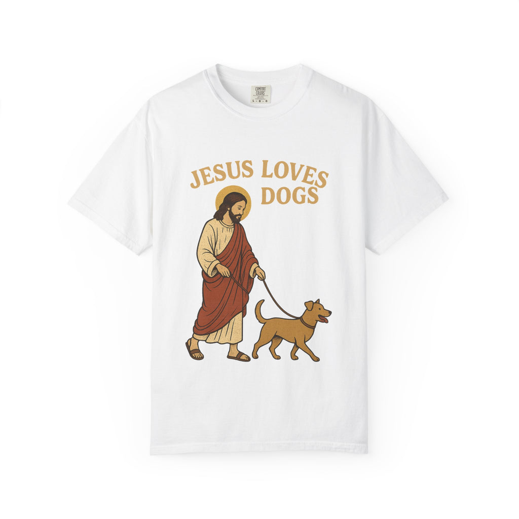 Jesus Loves Dogs Unisex T-shirt