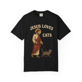 Jesus Loves Cats T-Shirt, Unisex