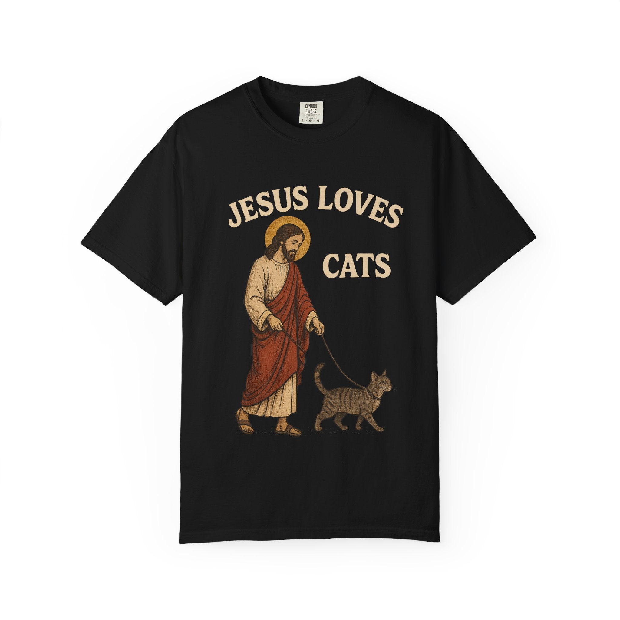 Jesus Loves Cats T-Shirt, Unisex