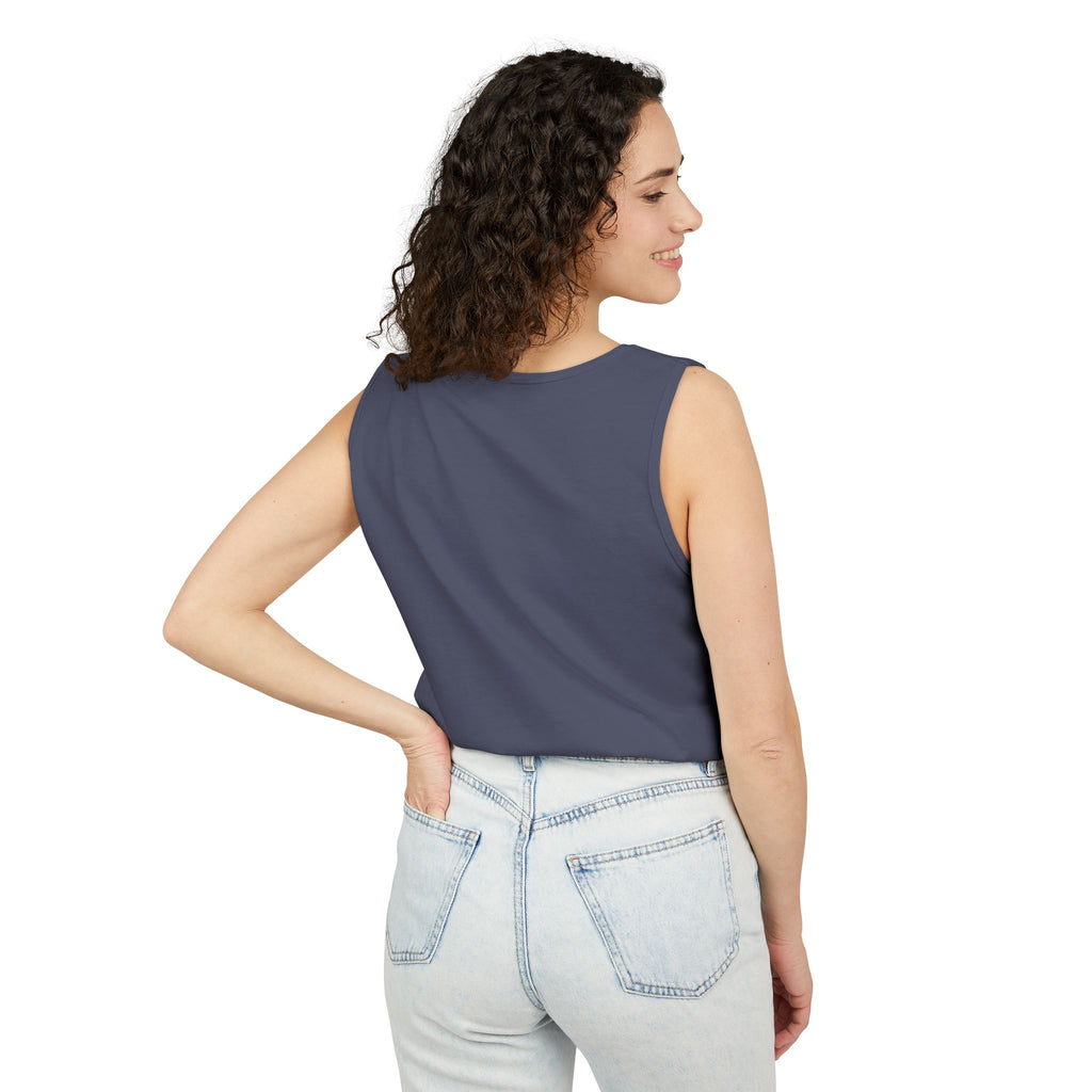 “The light” Unisex Garment-Dyed Tank Top