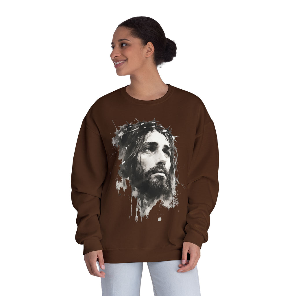 “Jesus water art” Unisex Crewneck Sweatshirt