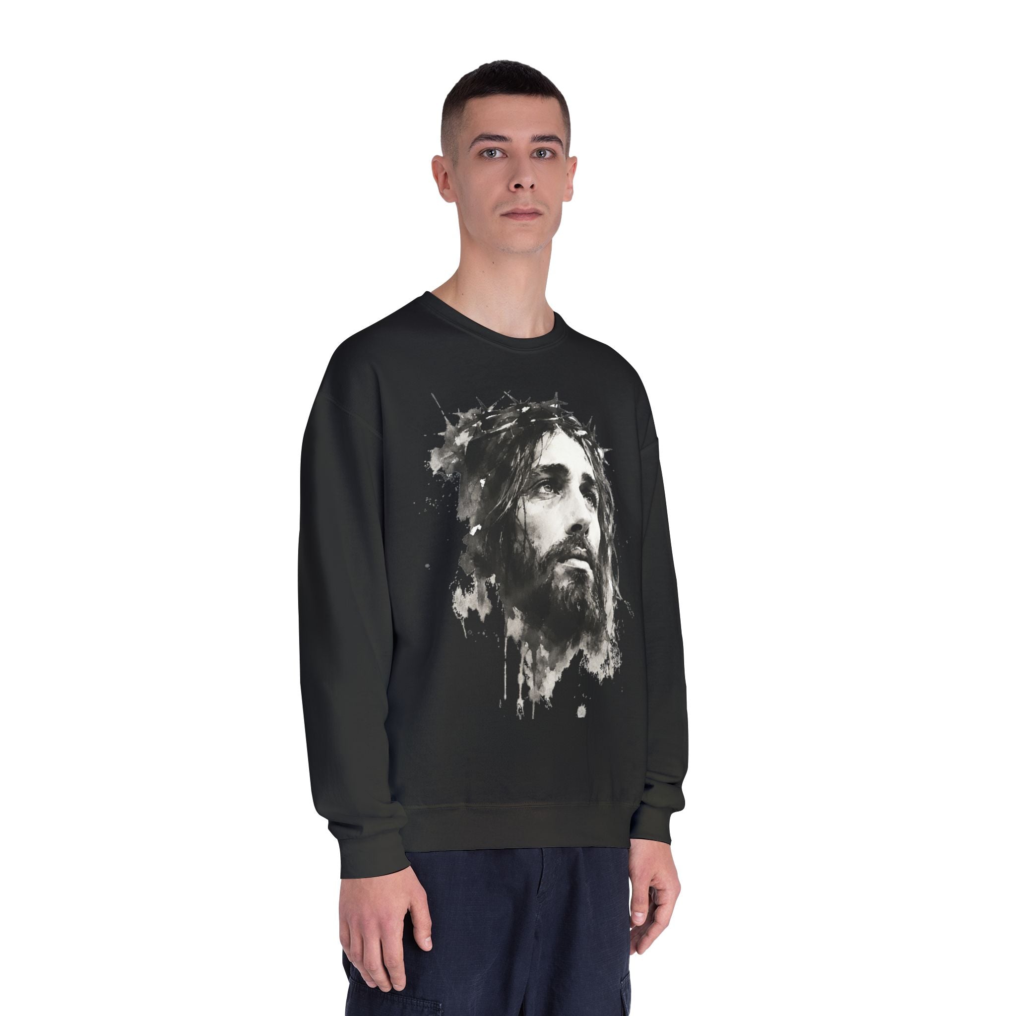 “Jesus water art” Unisex Crewneck Sweatshirt