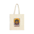 “The light” Cotton Canvas Tote Bag