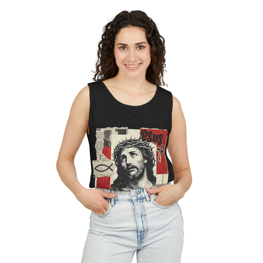 “Jesus lives” Unisex Tank Top