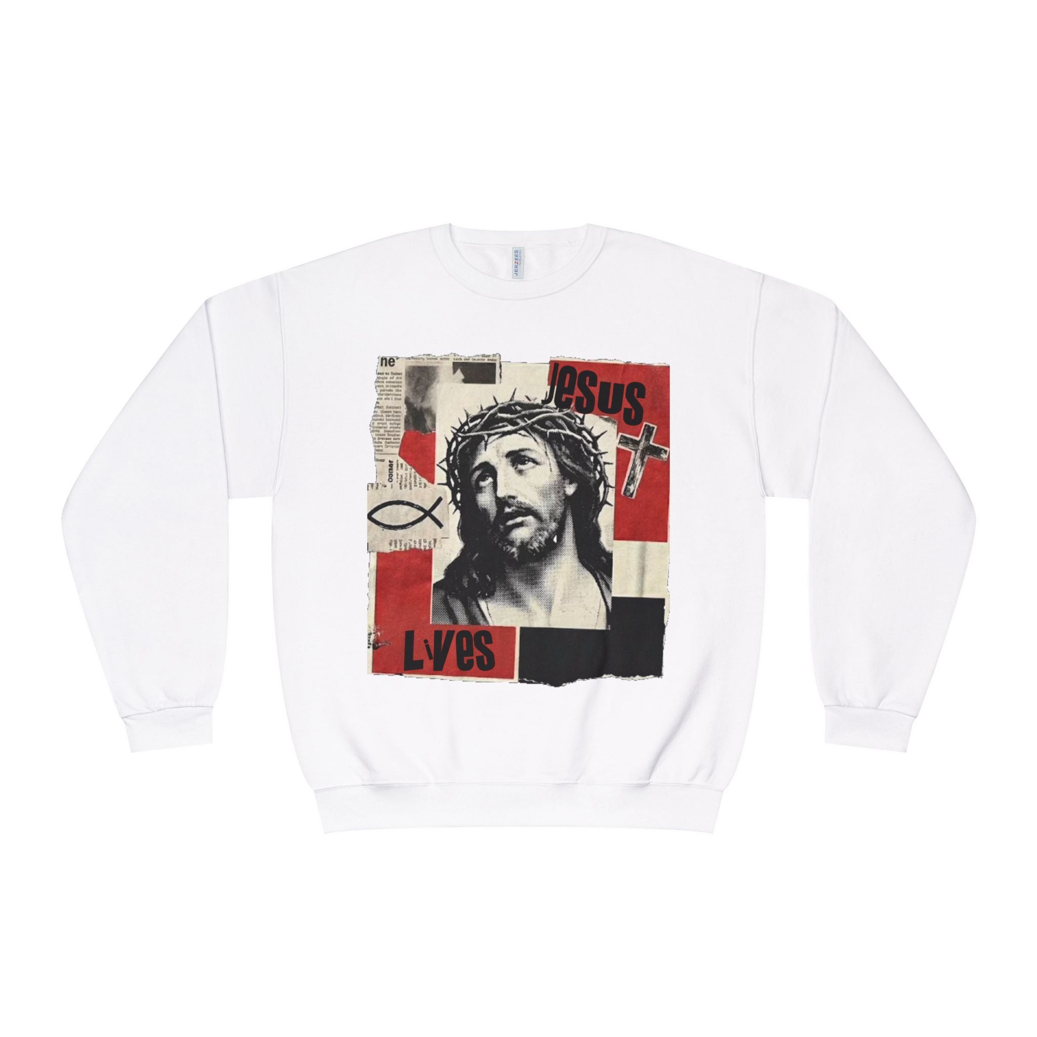 “Jesus lives”Unisex NuBlend® Crewneck Sweatshirt