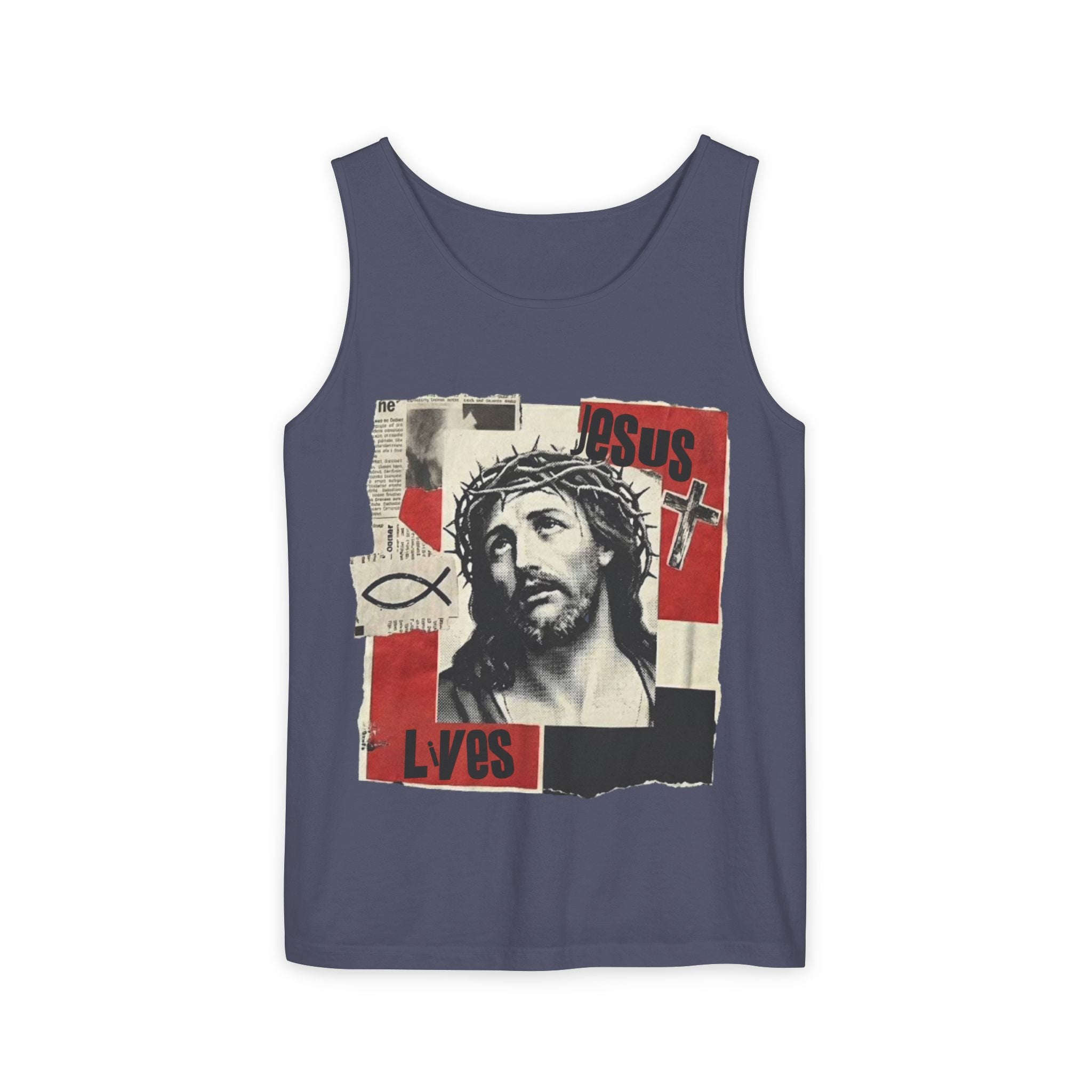 “Jesus lives” Unisex Tank Top