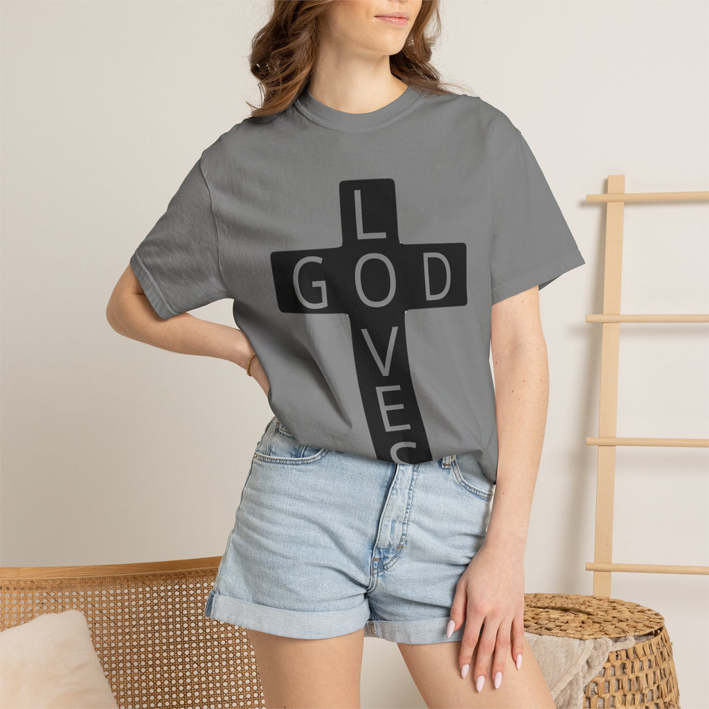 “God loves” Unisex T-shirt