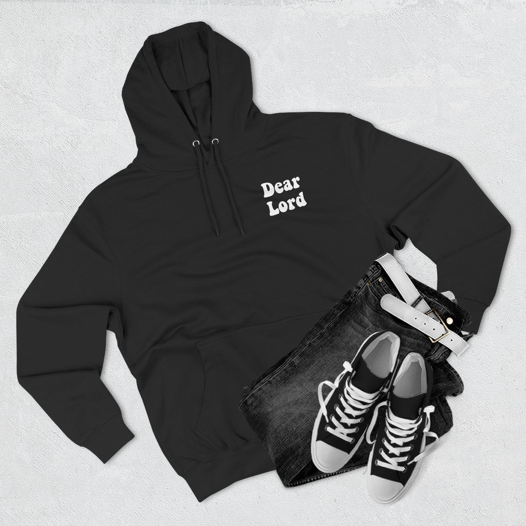 “Dear lord” Three-Panel Fleece Hoodie