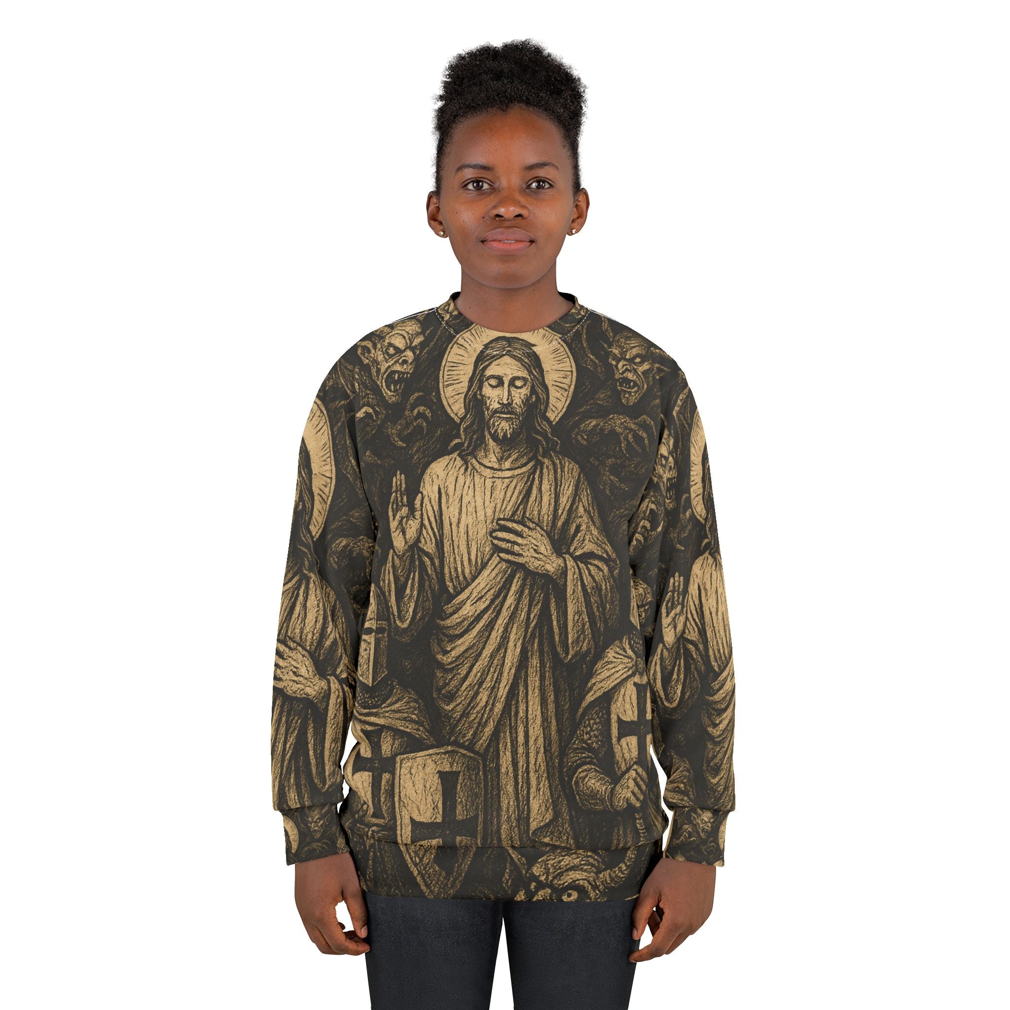 “ Crusade” AOP Unisex Crewneck Sweatshirt