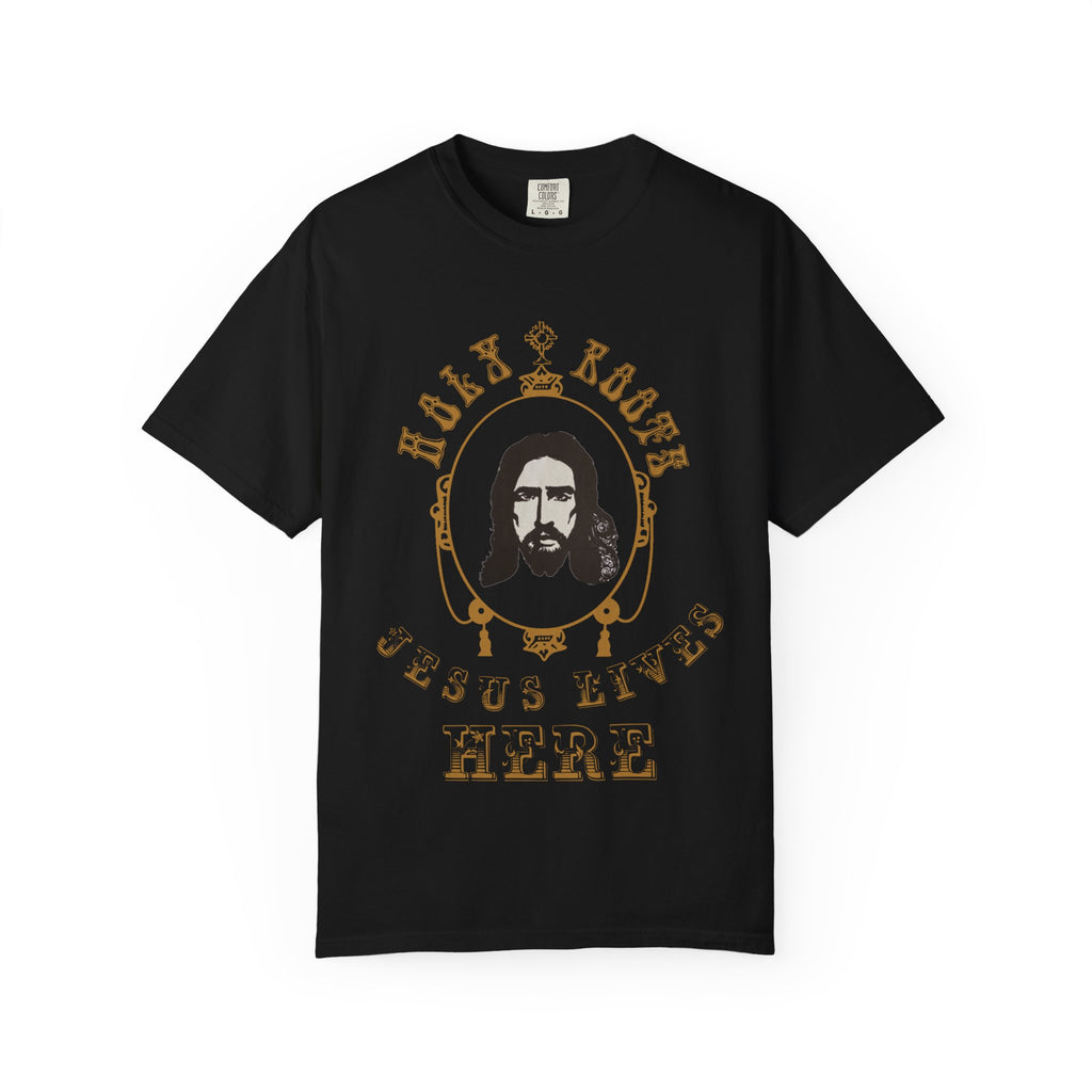 “ jesus lives here” Unisex t-shirt