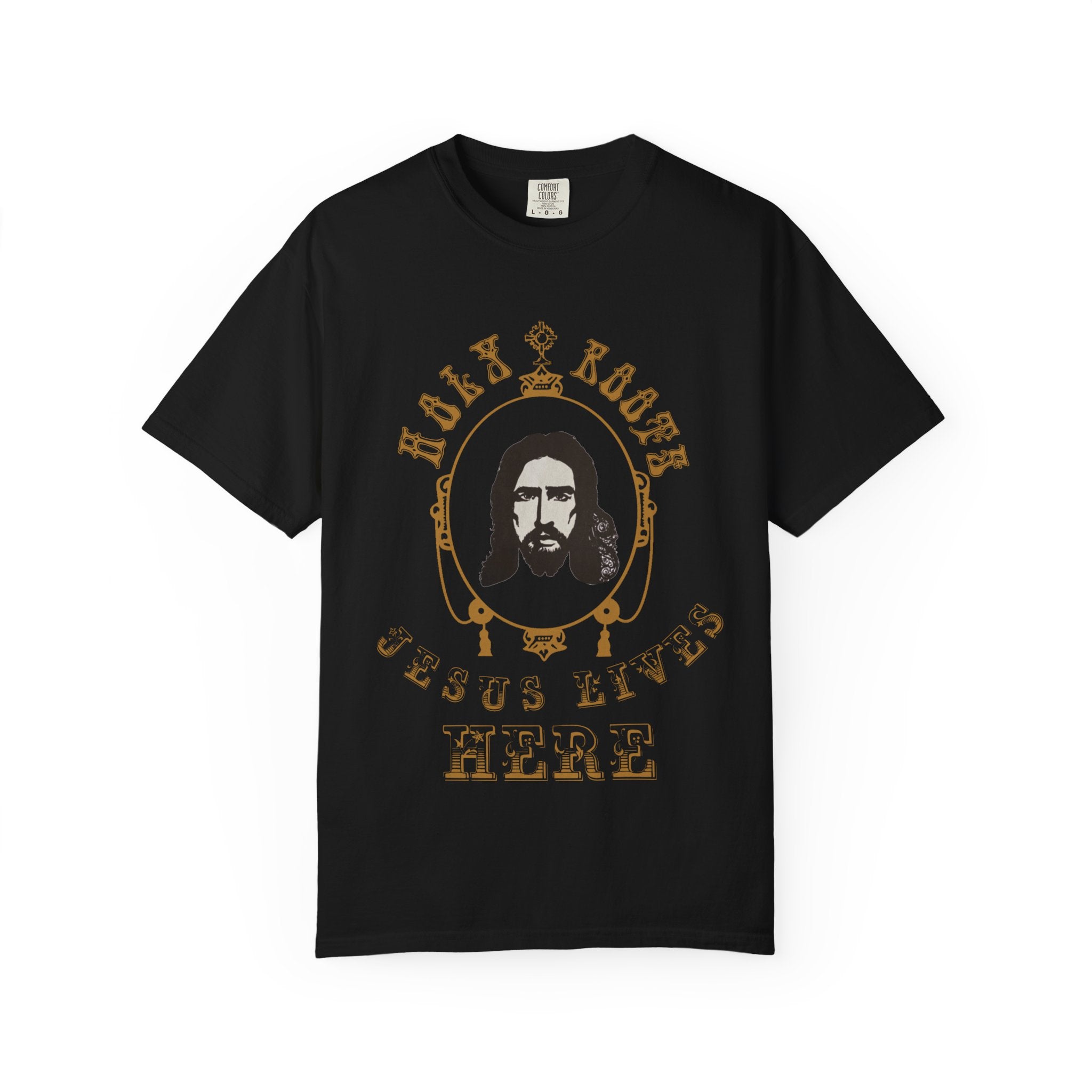 “ jesus lives here” Unisex t-shirt