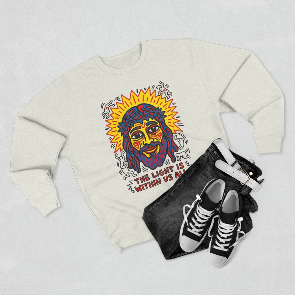 “The light” Unisex Crewneck Sweatshirt