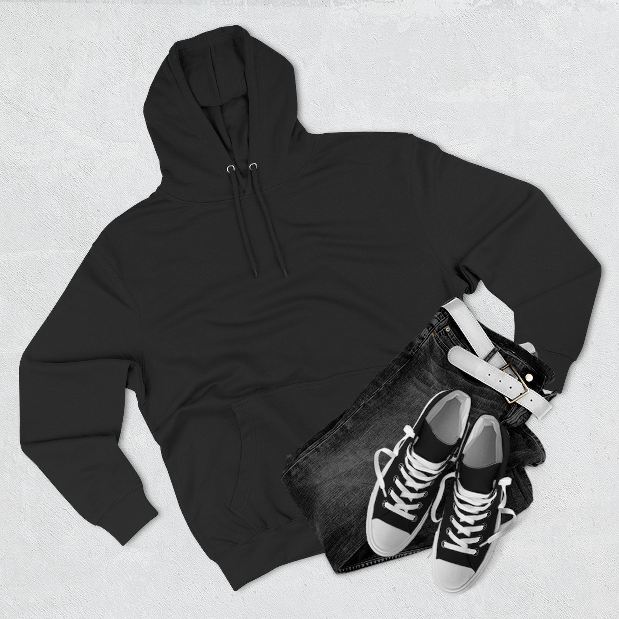 “Jesus lives”Three-Panel Fleece Hoodie