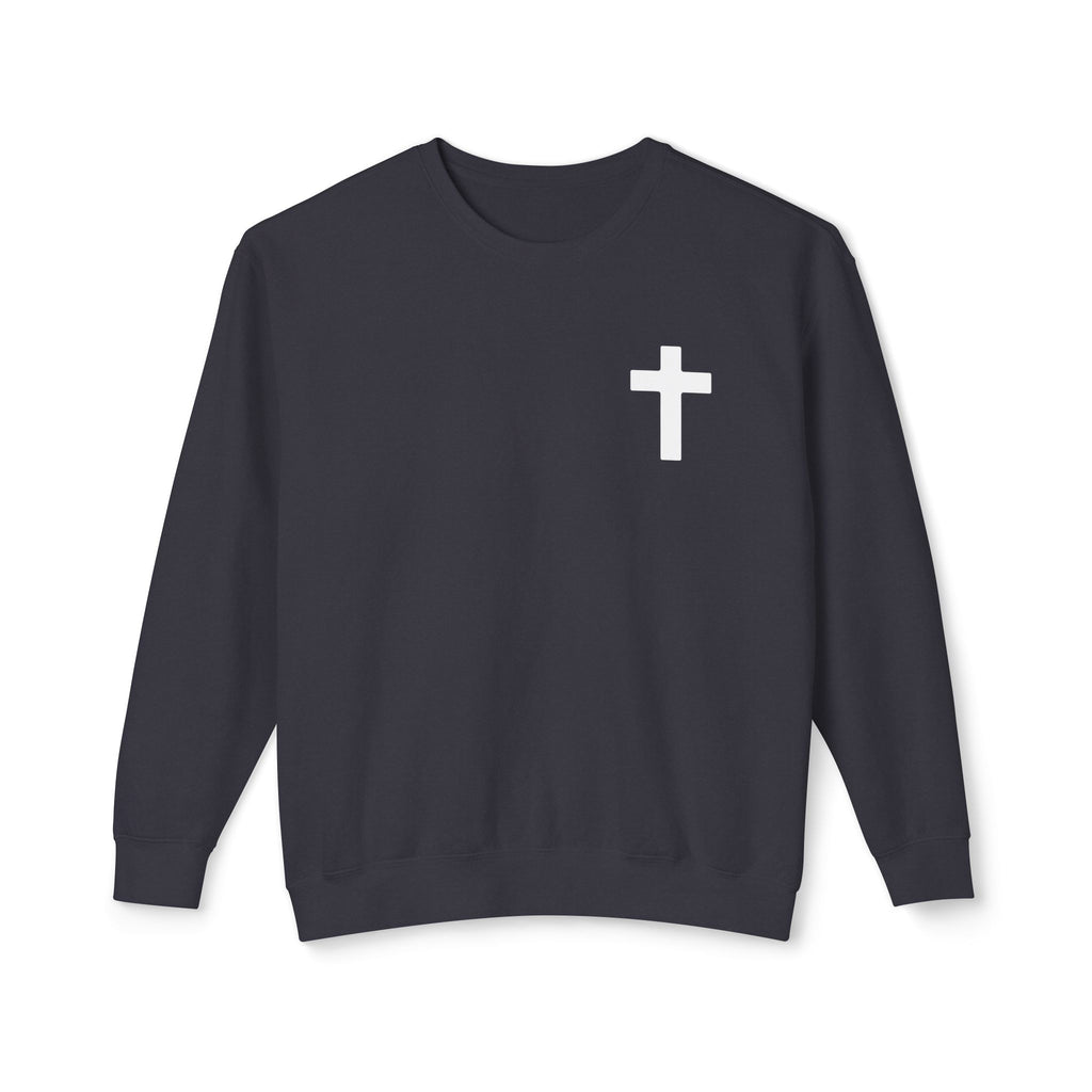 “Cross” Unisex Lightweight Crewneck Sweatshirt