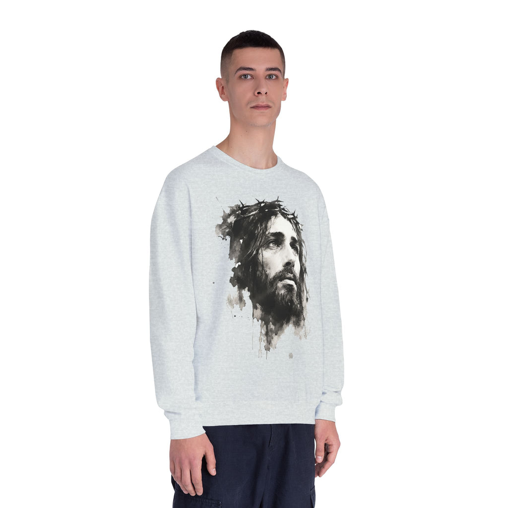 “Jesus water art” Unisex Crewneck Sweatshirt