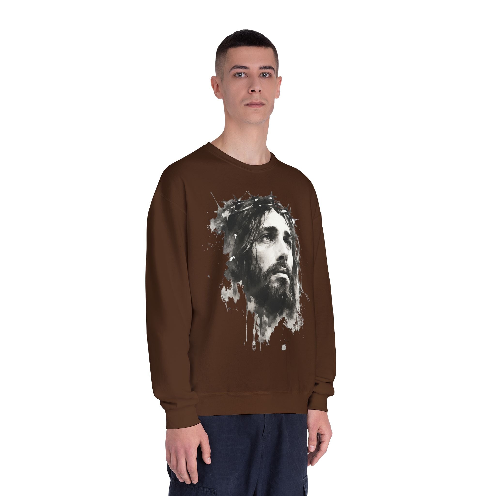 “Jesus water art” Unisex Crewneck Sweatshirt