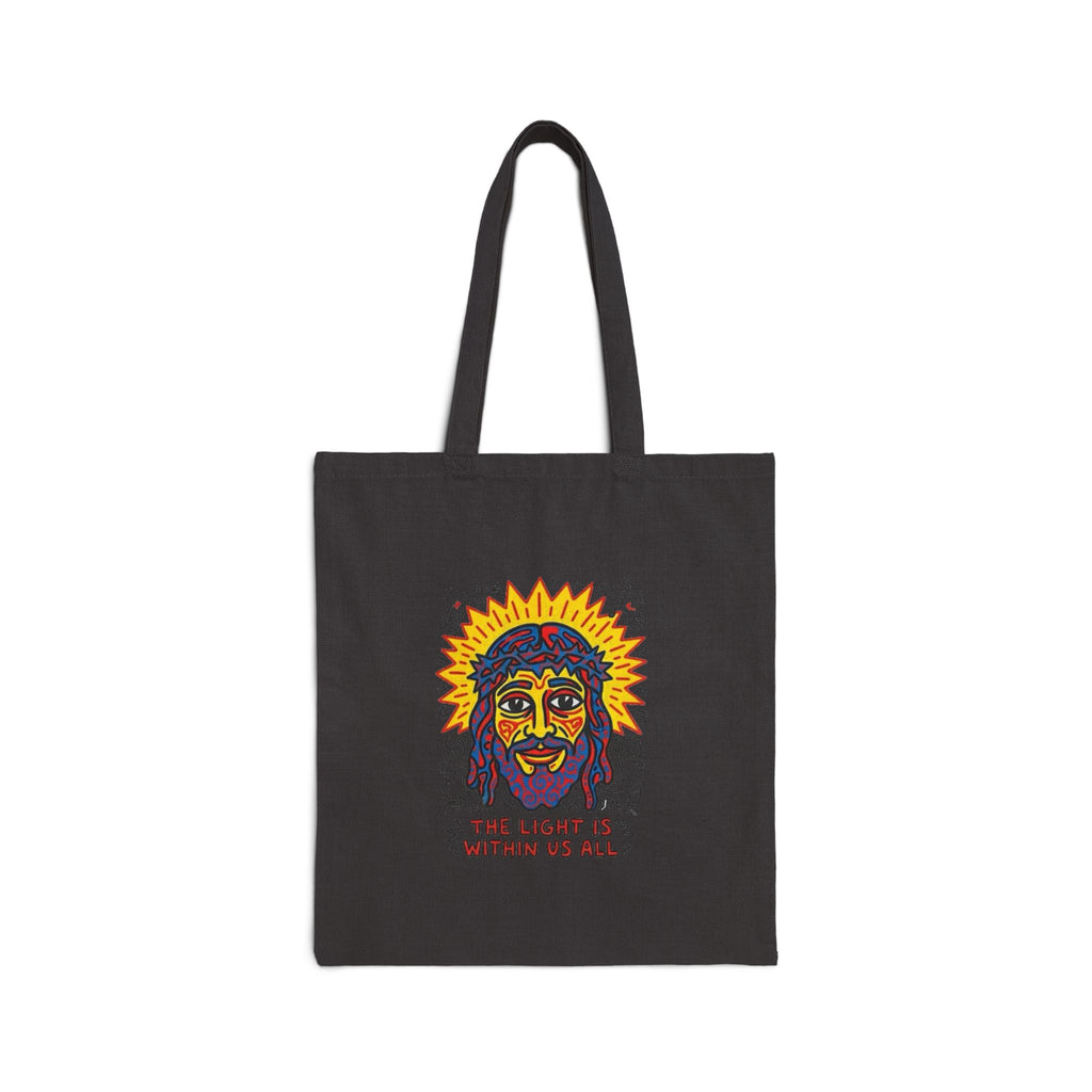 “The light” Cotton Canvas Tote Bag