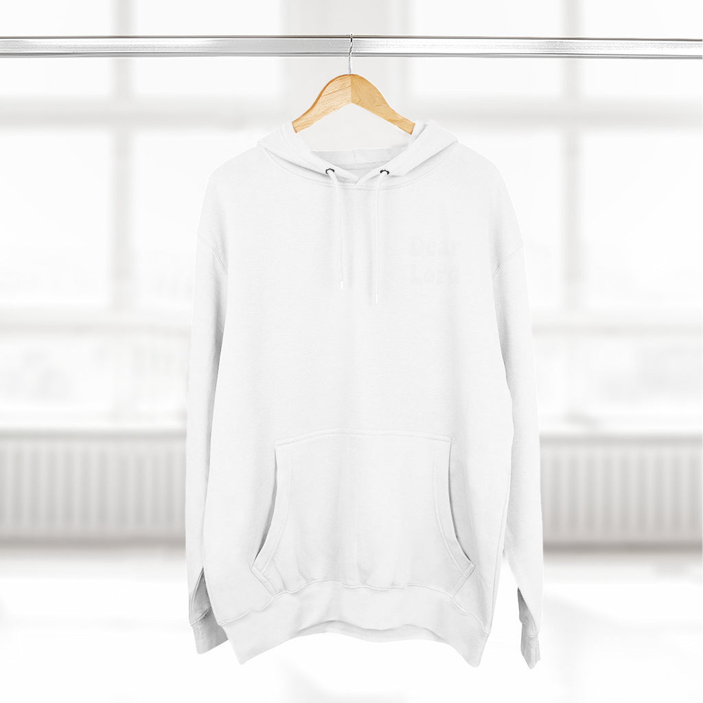 “Dear lord” Three-Panel Fleece Hoodie