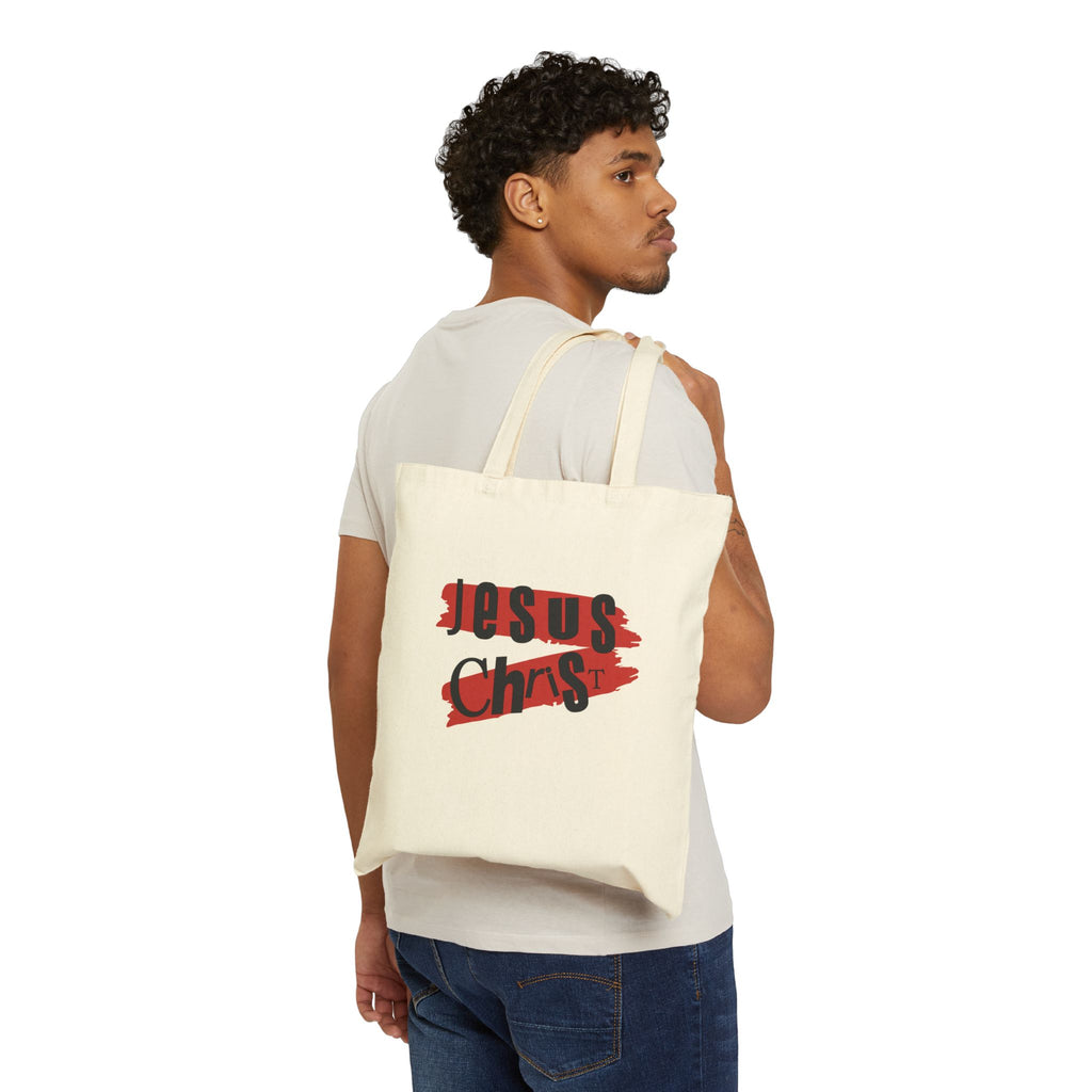 “ Label” Cotton Canvas Tote Bag