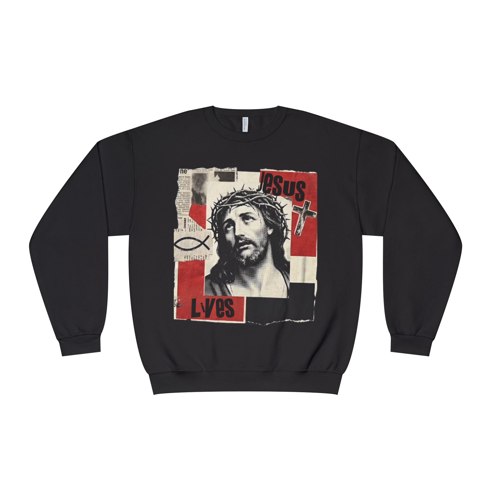 “Jesus lives”Unisex NuBlend® Crewneck Sweatshirt
