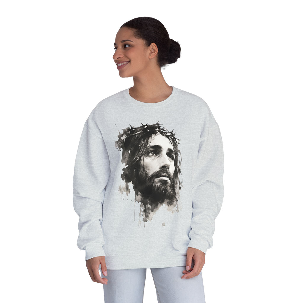 “Jesus water art” Unisex Crewneck Sweatshirt