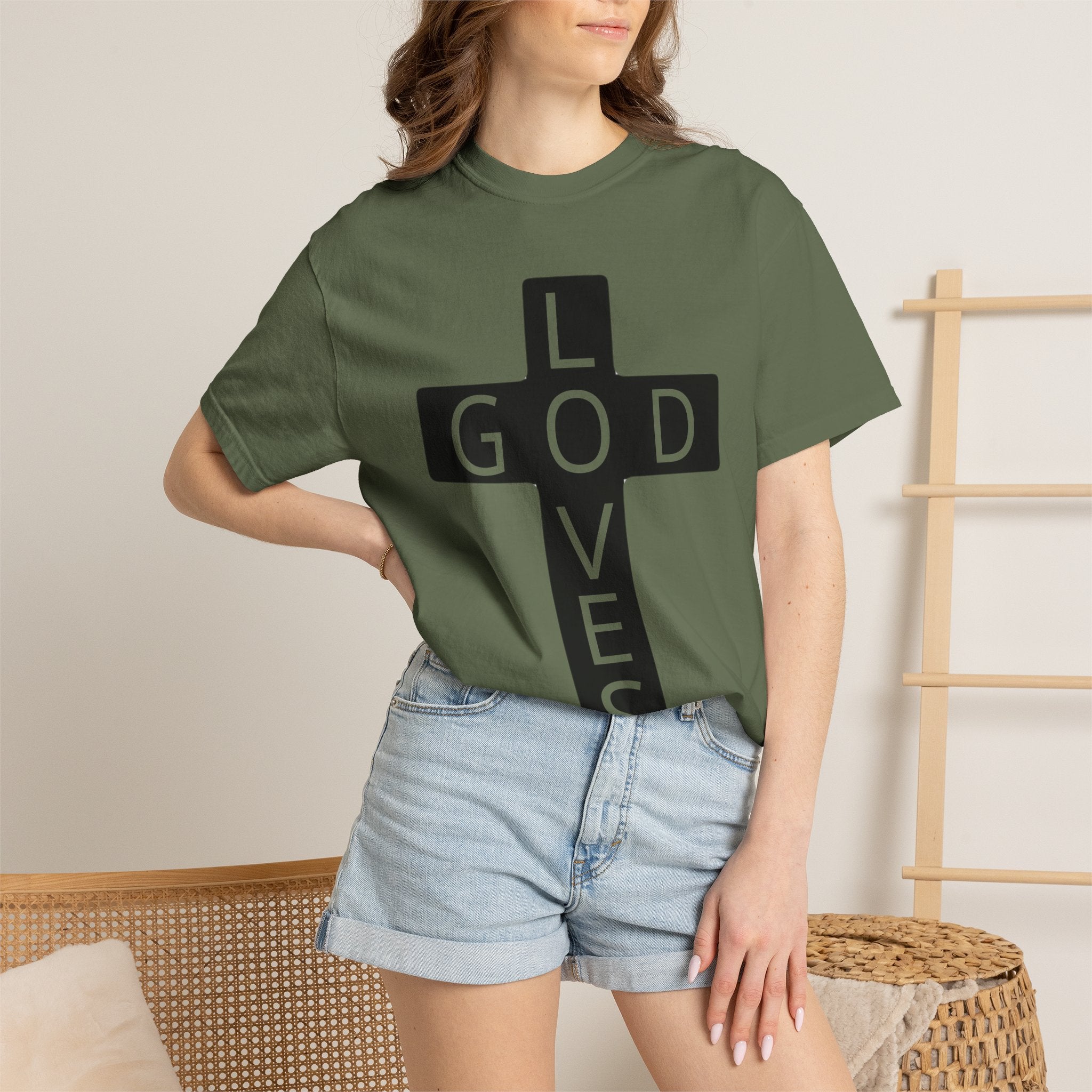“God loves” Unisex T-shirt