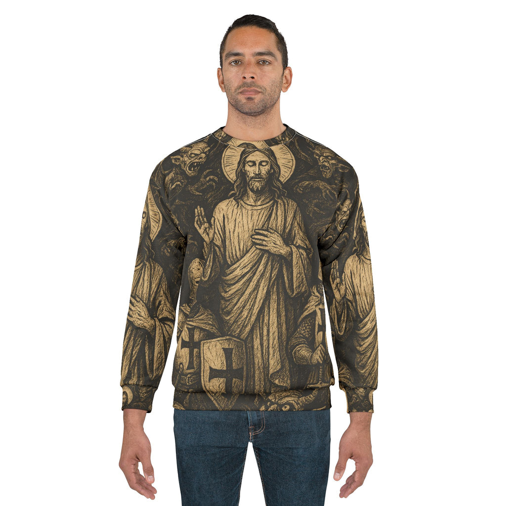 “ Crusade” AOP Unisex Crewneck Sweatshirt