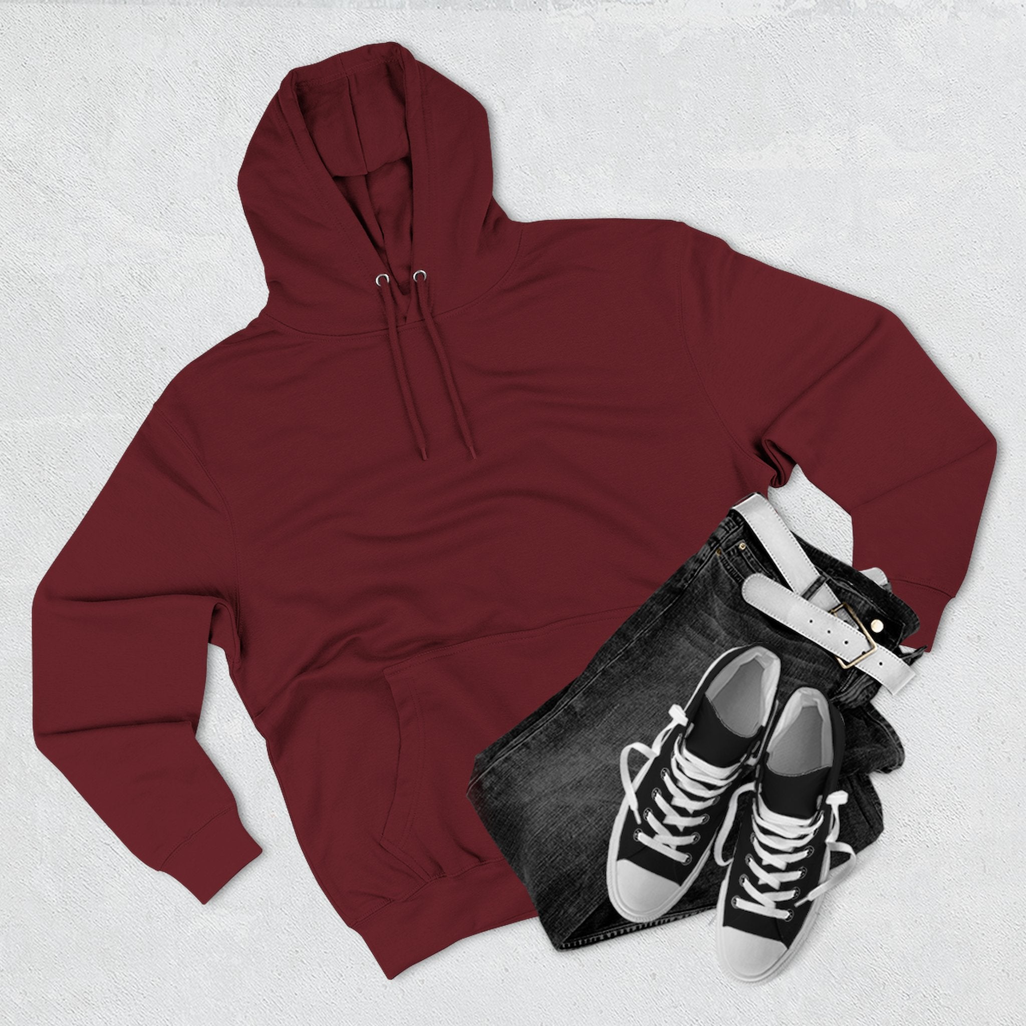 “Jesus lives”Three-Panel Fleece Hoodie