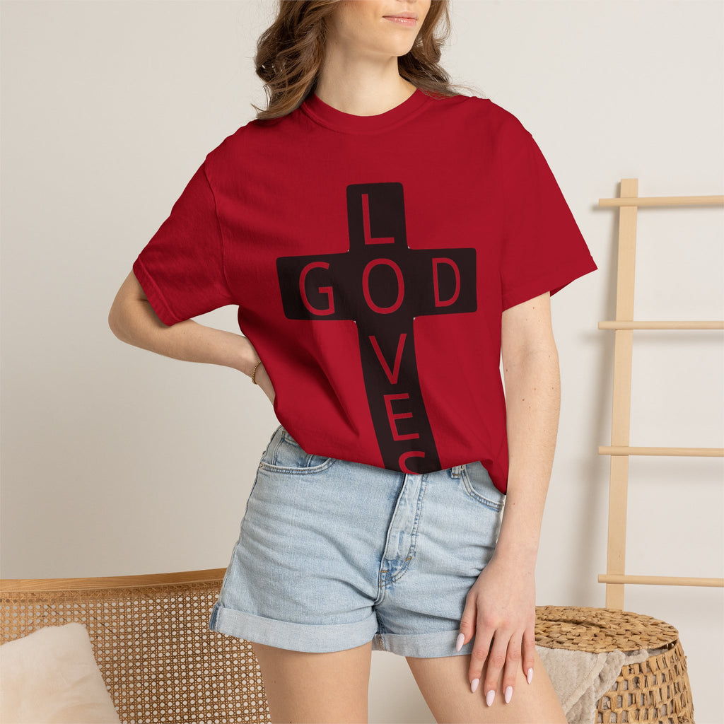 “God loves” Unisex T-shirt