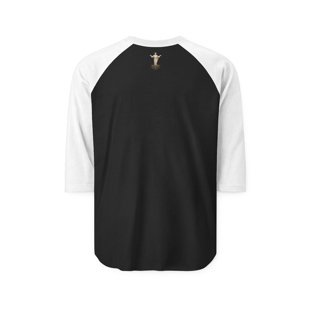 “Jesus loves dogs” Unisex Three-Quarter Sleeve Raglan Shirt