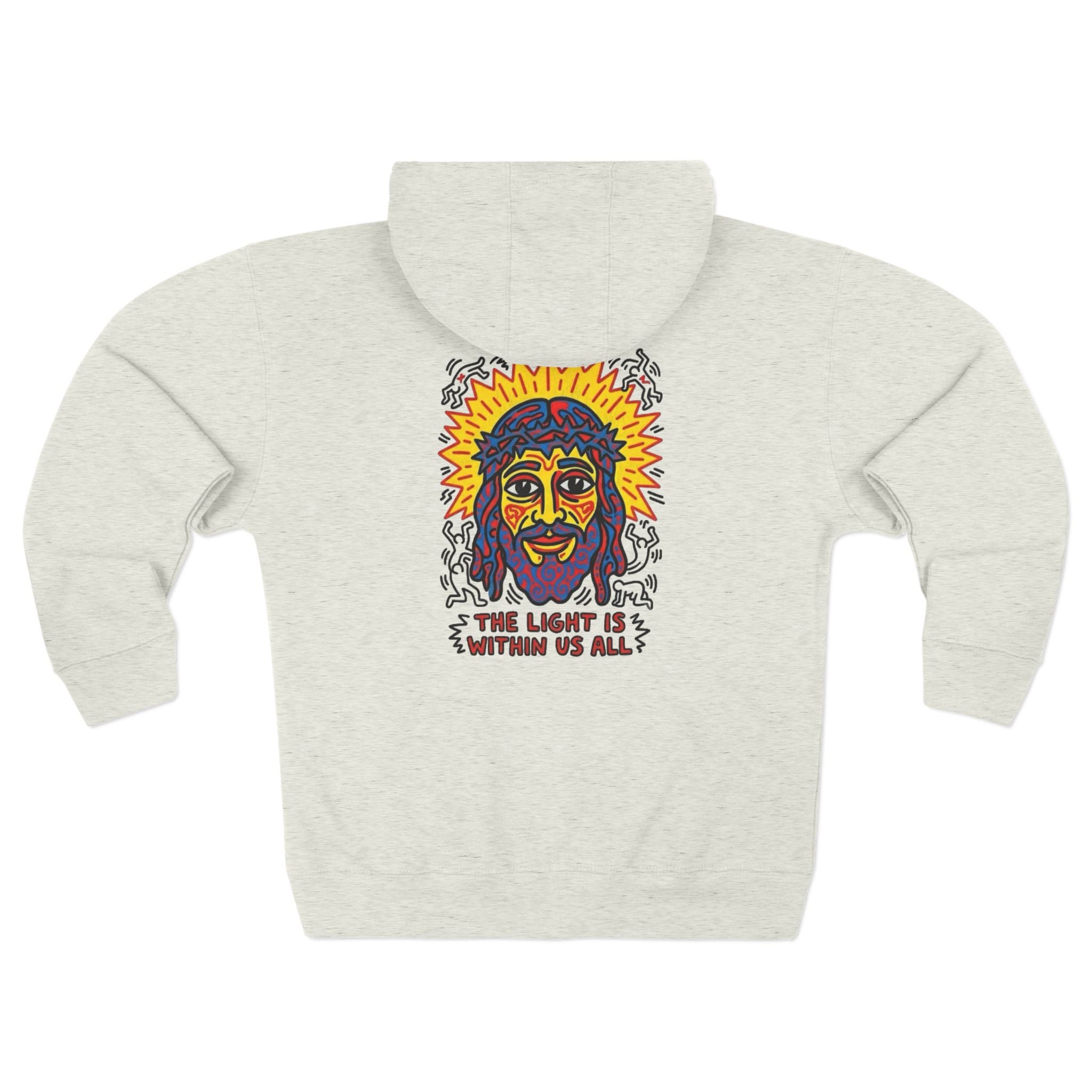“The light” Unisex Zip Hoodie
